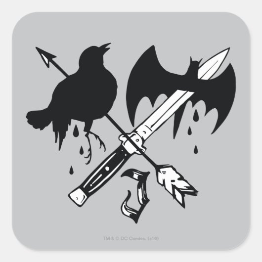 自殺班 |ジョーカー記号 スクエアシール (正面)