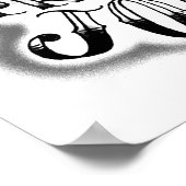 自殺班 |ジョーカー&ハーレーエアブラシタトゥー ポスター (角)