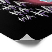 自殺班 |ジョーカー&ハーレータイポグラフィ写真 ポスター (角)