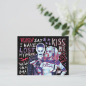 自殺班 |ジョーカー&ハーレータイポグラフィ写真 ポストカード (スタンド正面)