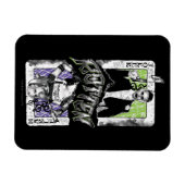 自殺班 |ジョーカー&ハーレーロットン マグネット (横)