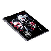 自殺班 |ジョーカー&ハーレー絵を描グラフィ ノートブック (右側)