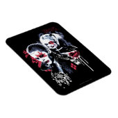 自殺班 |ジョーカー&ハーレー絵を描グラフィ マグネット (右側)