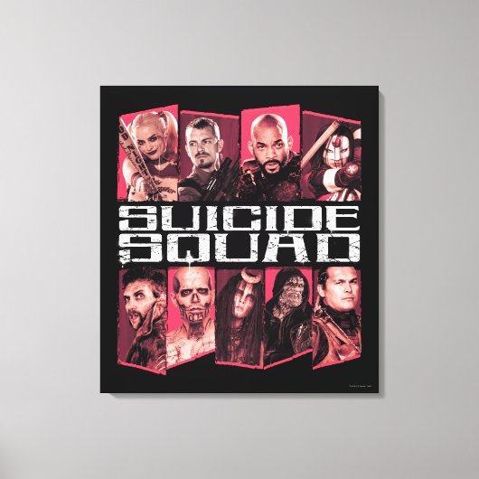 自殺班 |タスクフォースXグループエンブレム キャンバスプリント (正面)