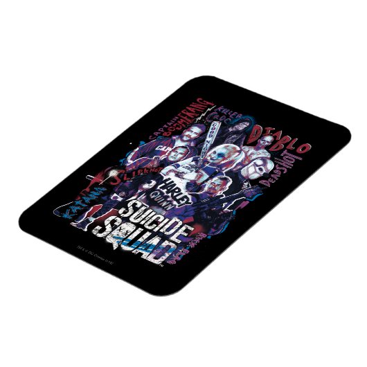 自殺班 |タスクフォースXタイポグラフィ写真 マグネット (左側)