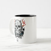 自殺班 |ディアブロスカル&フレイムタトゥーアート ツートーンマグカップ (正面左)