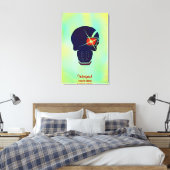 自殺班 |デッドショットヘッドアイコン キャンバスプリント (インサイチュ (寝室))