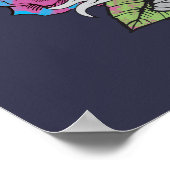 自殺班 |ハーレークインのタトゥーパーラーハート ポスター (角)