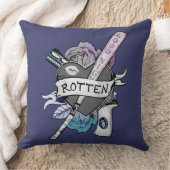 自殺班 |ハーレークイン"腐った"タトゥーアート クッション (ブランケット)