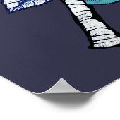 自殺班 |ハーレークイン"腐った"タトゥーアート ポスター (角)