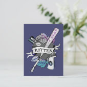 自殺班 |ハーレークイン"腐った"タトゥーアート ポストカード (スタンド正面)