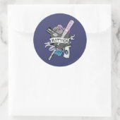 自殺班 |ハーレークイン"腐った"タトゥーアート ラウンドシール (バッグ)