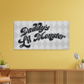 自殺班 |パパのリル・モンスター キャンバスプリント (インサイチュ (リビング))