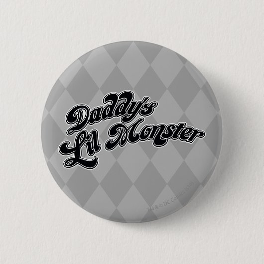 自殺班 |パパのリル・モンスター 缶バッジ (正面)