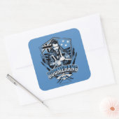 自殺班 |ブーメランバッジ スクエアシール (封筒)