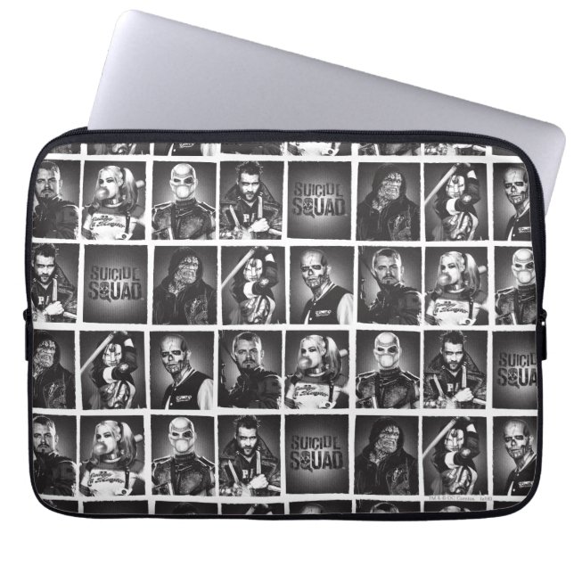 自殺班 |年鑑パターン ラップトップスリーブ (正面)