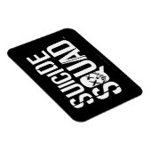 自殺班 |白色のロゴ マグネット (右側)