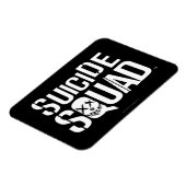 自殺班 |白色のロゴ マグネット (左側)