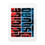 自殺班 |赤と青のロゴ マグネット (縦)