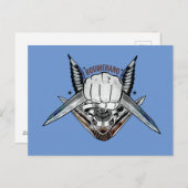 自殺班 | Boomerang Fist Tattoo Art ポストカード (正面/裏面)