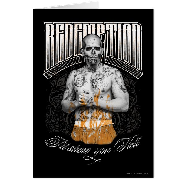 自殺班 | El Diablo "Redemption" Tattoo (正面)