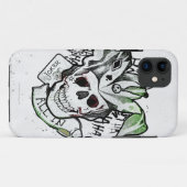 自殺班 | Jokerスカル「All In」 Tattoo Art Case-Mate iPhoneケース (裏面(横))