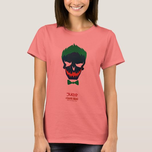 自殺班 | Jokerヘッドアイコン Tシャツ (正面)