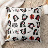 自殺班 | Katana絵文字パターン クッション (ブランケット)