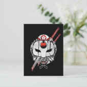 自殺班 | Katana Mask & Swords Tattoo Art ポストカード (スタンド正面)