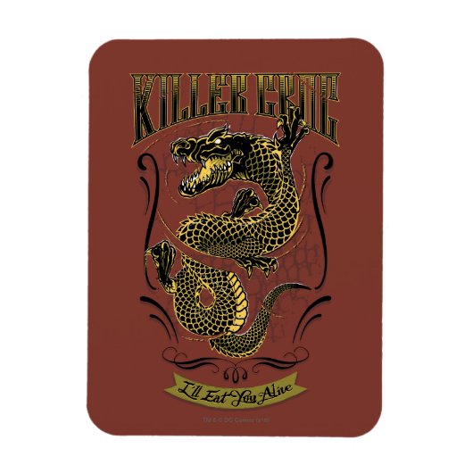 自殺班 | Killer Croc Tattoo マグネット (縦)