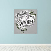 自殺班 | "Lucky You"トランプ キャンバスプリント (インサイチュ (ウッドフロア))