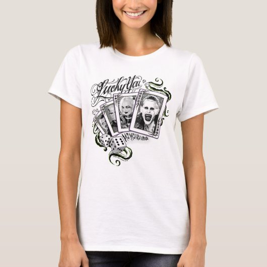 自殺班 | "Lucky You"トランプ Tシャツ (正面)