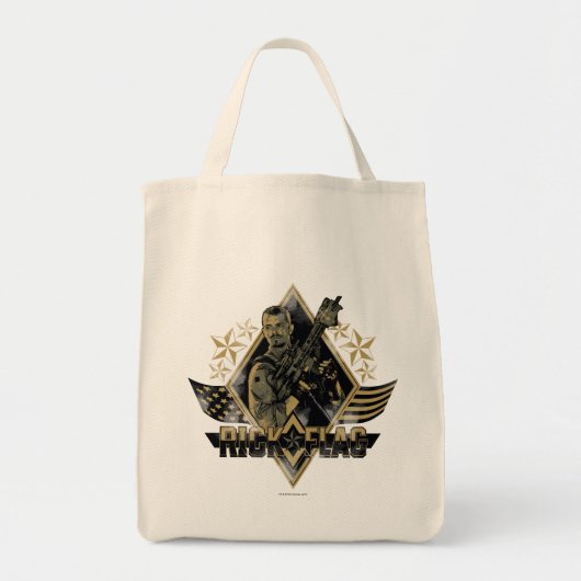 自殺班 | Rickフラグバッジ トートバッグ (正面)