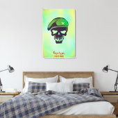 自殺班 | Rickフラグ先頭アイコン キャンバスプリント (インサイチュ (寝室))