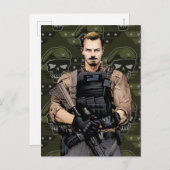 自殺班 | Rickフラグ漫画ブックアート ポストカード (正面/裏面)