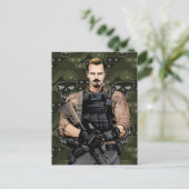 自殺班 | Rickフラグ漫画ブックアート ポストカード (スタンド正面)