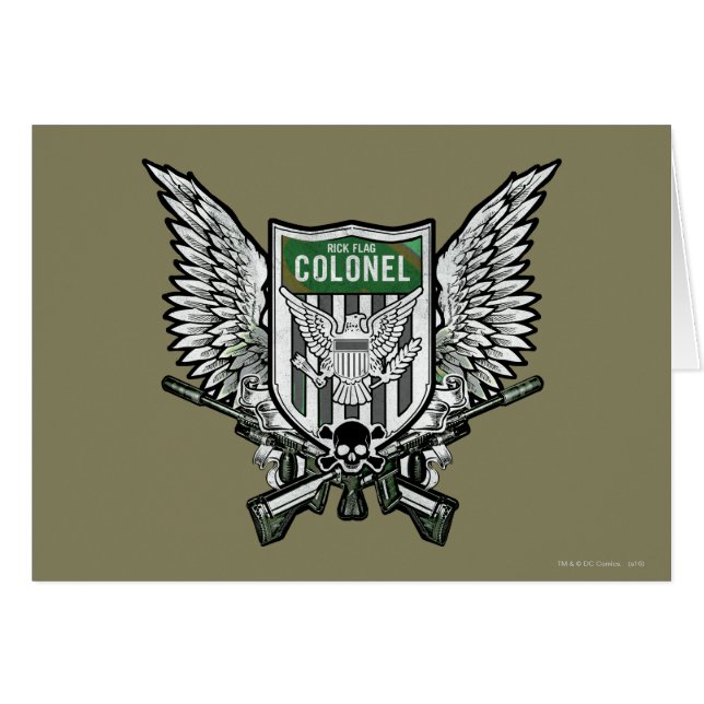 自殺班 | Rickフラッグドクレストタトゥーアート (正面横)