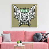 自殺班 | Rickフラッグドクレストタトゥーアート キャンバスプリント (インサイチュ (リビング))