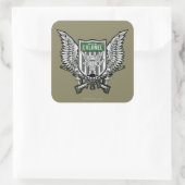 自殺班 | Rickフラッグドクレストタトゥーアート スクエアシール (バッグ)