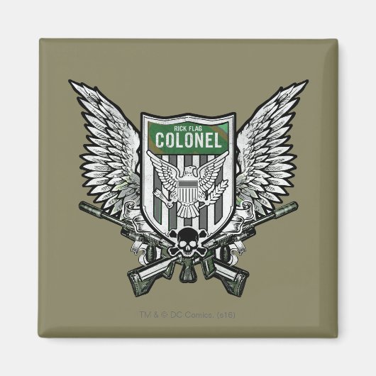 自殺班 | Rickフラッグドクレストタトゥーアート マグネット (正面)