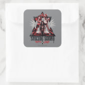 自殺班 | Squad かわいらし Girls スクエアシール (バッグ)