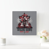 自殺班 | Squad かわいらし Girls スクエア壁時計 (ホーム)