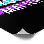 自殺認識度あなた問題デザインギフトMenta ポスター (角)