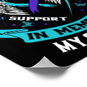 自殺認識度シャツおばあちゃん予防アイテムF ポスター (角)