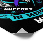 自殺認識度シャツの妻が行ったがフォルゴットではない ポスター (角)