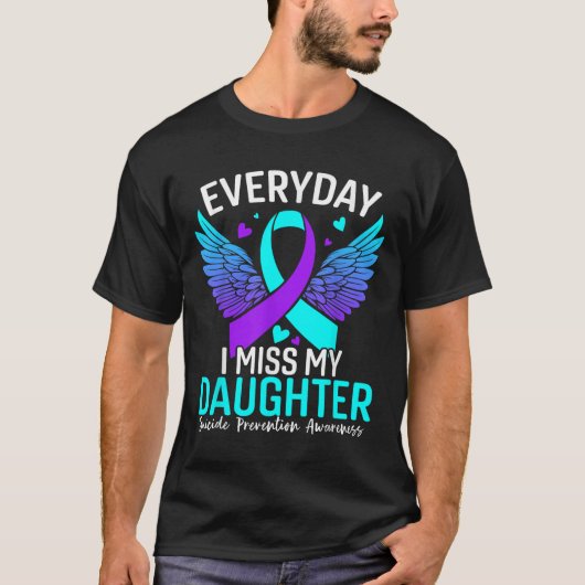 自殺認識度シャツドータースーサイド Tシャツ (正面)