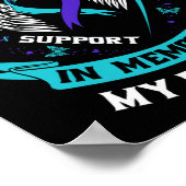 自殺認識度シャツブラザーメンズウィメンズ防止 ポスター (角)