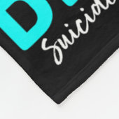 自殺認識度シャツブラザー自殺防止 フリースブランケット (角)