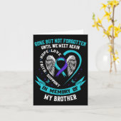 自殺認識度シャツブラザー行ったが許可しない カード (黄色い花)