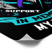 自殺認識度シャツブラザー行ったが許可しない ポスター (角)